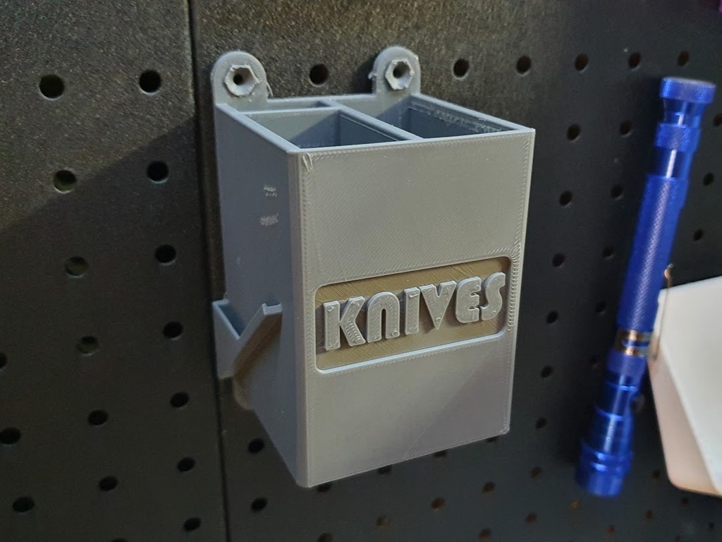 Free 3D file Pegboard Utility Knives Holder・Template to download and 3D