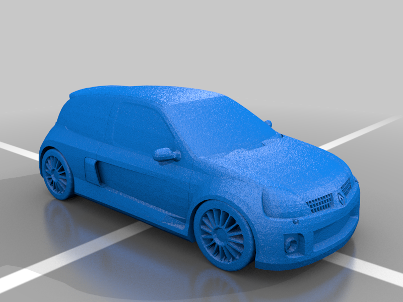 Free STL file Renault Clio V6・Template to download and 3D print・Cults