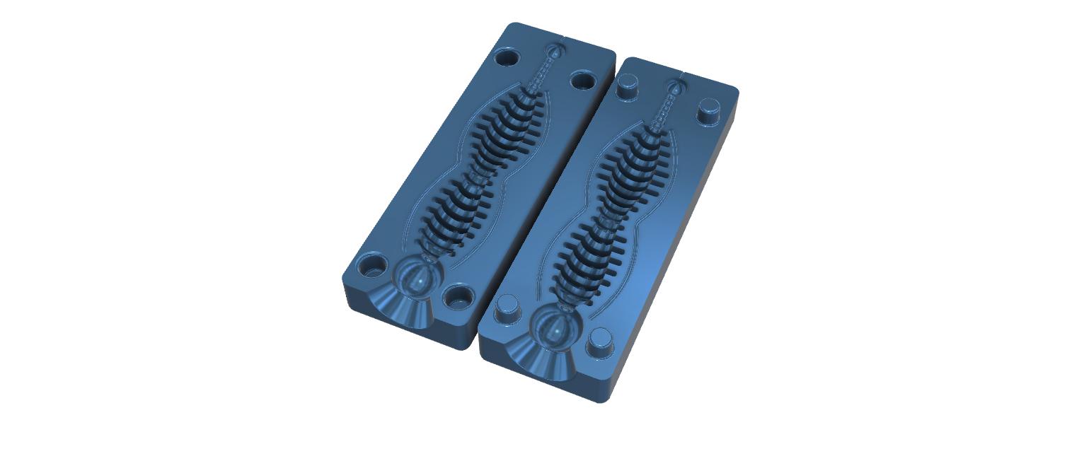 Moule En Plastique Souple Pour La Fabrication De Leurres De P
