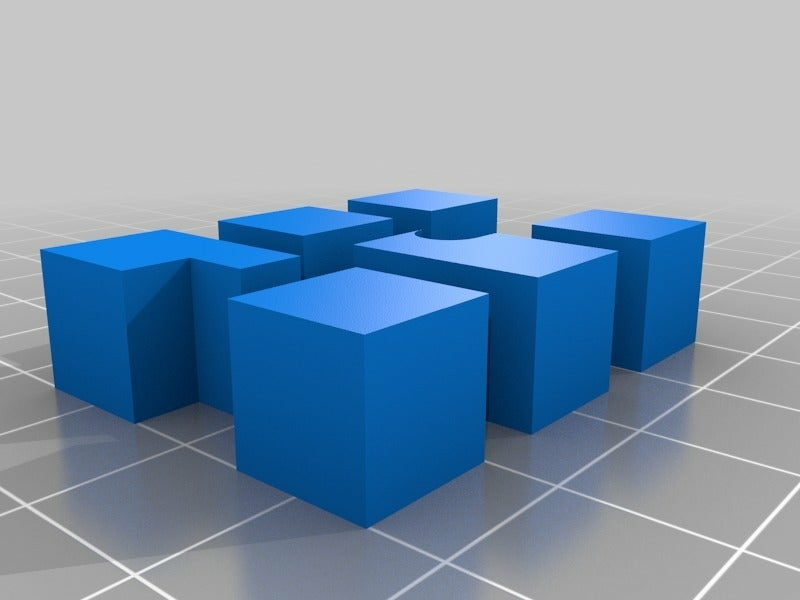 Free STL file Three Piece Puzzle・3D printing template to download・Cults