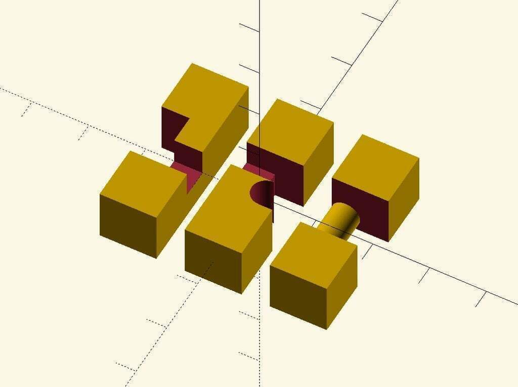 Free STL file Three Piece Puzzle・3D printing template to download・Cults