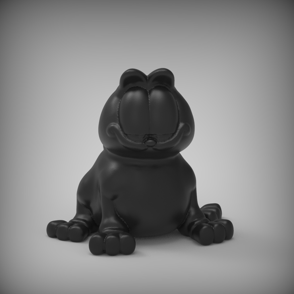 Garfeild Cad Model Бесплатный STL файл GARFIELD・3D-печатная модель для загрузки・Cults