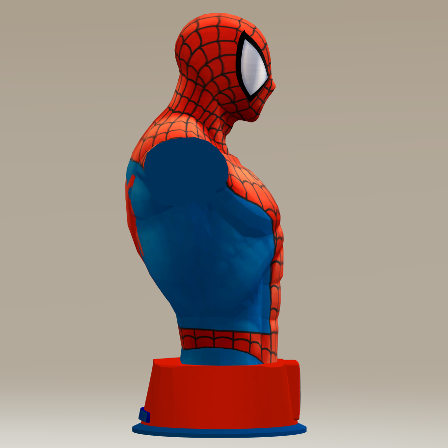 Free STL file SpiderMan Bust Low Poly 🦸‍♂️・Model to download and 3D ...