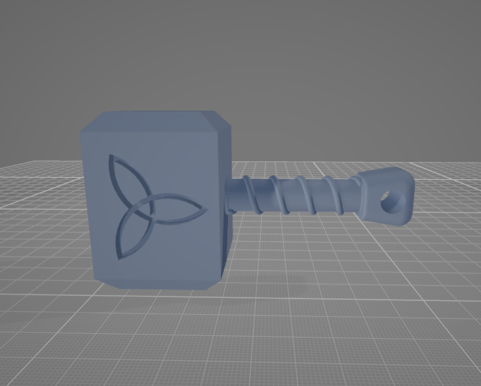 Fichier STL Le marteau de Thor, Mjolnir 🏠・Objet pour imprimante 3D à — free download