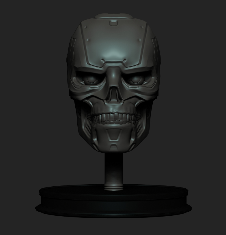 STL file Terminator Rev-9 Head 🤖・3D printing design to download・Cults