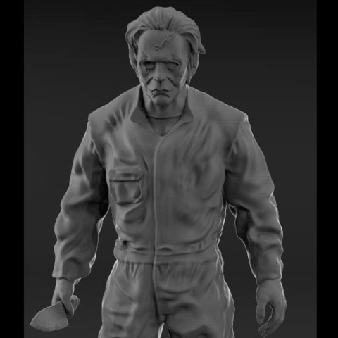 Download Stl File Michael Myers Figurine 3d Printing Template Cults