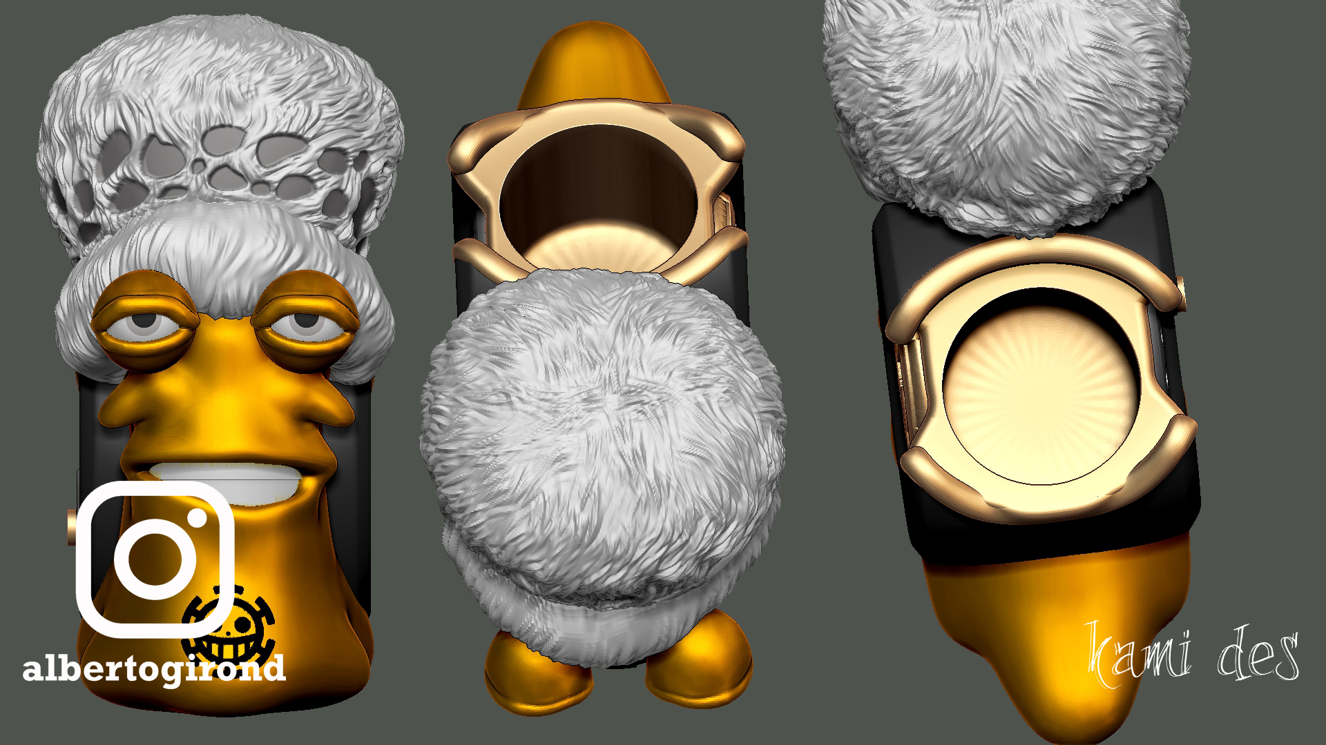 Fichier 3D Den Den Mushi Loi Trafalgar Objet Pour Impression 3D fichier-3d-den-den-mushi-loi-trafalgar-objet-pour-impression-3d