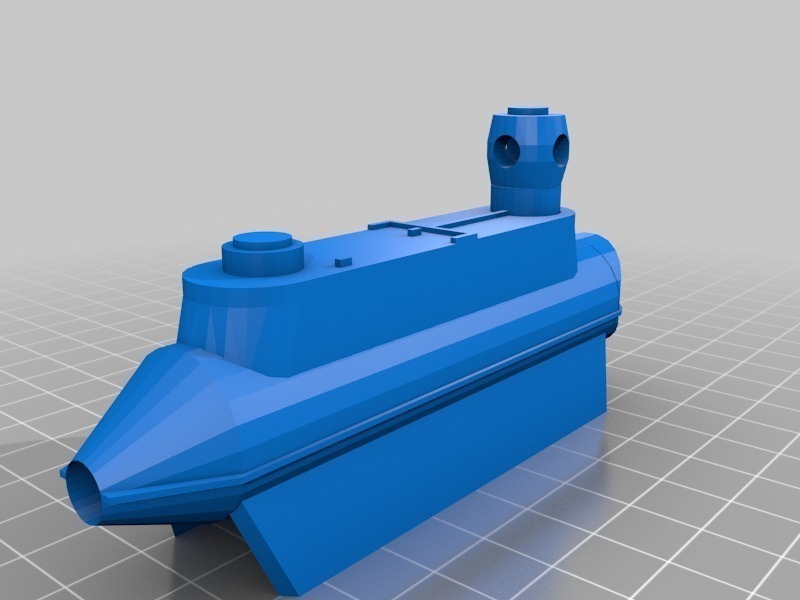 Free STL file Quester 1 (aka Coney Island sub / Yellow Submarine