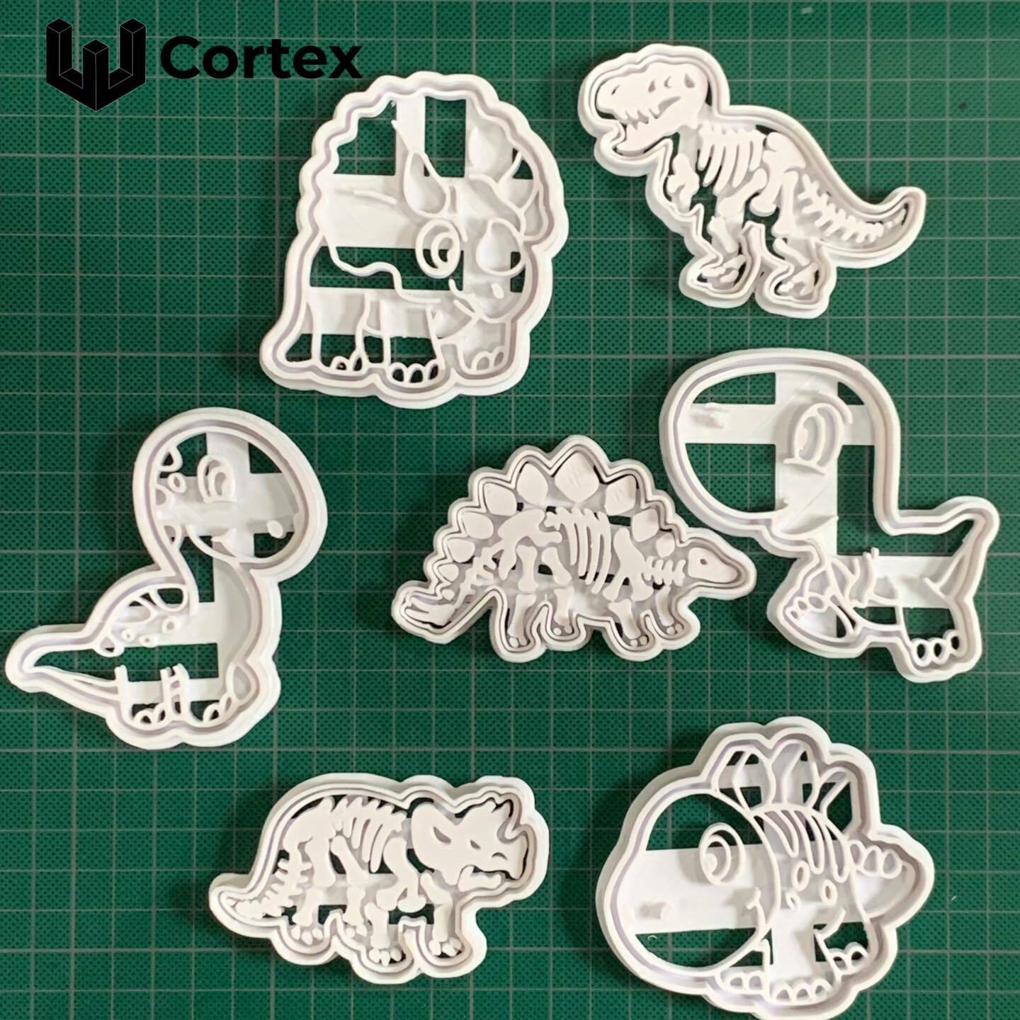 3D file Dinosaurs cookie cutters・3D printer design to download・Cults