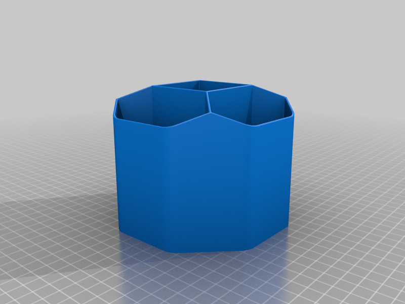 Octagonal Holder Free 3D file Octagonal pencil holder・3D printer design to download・Cults