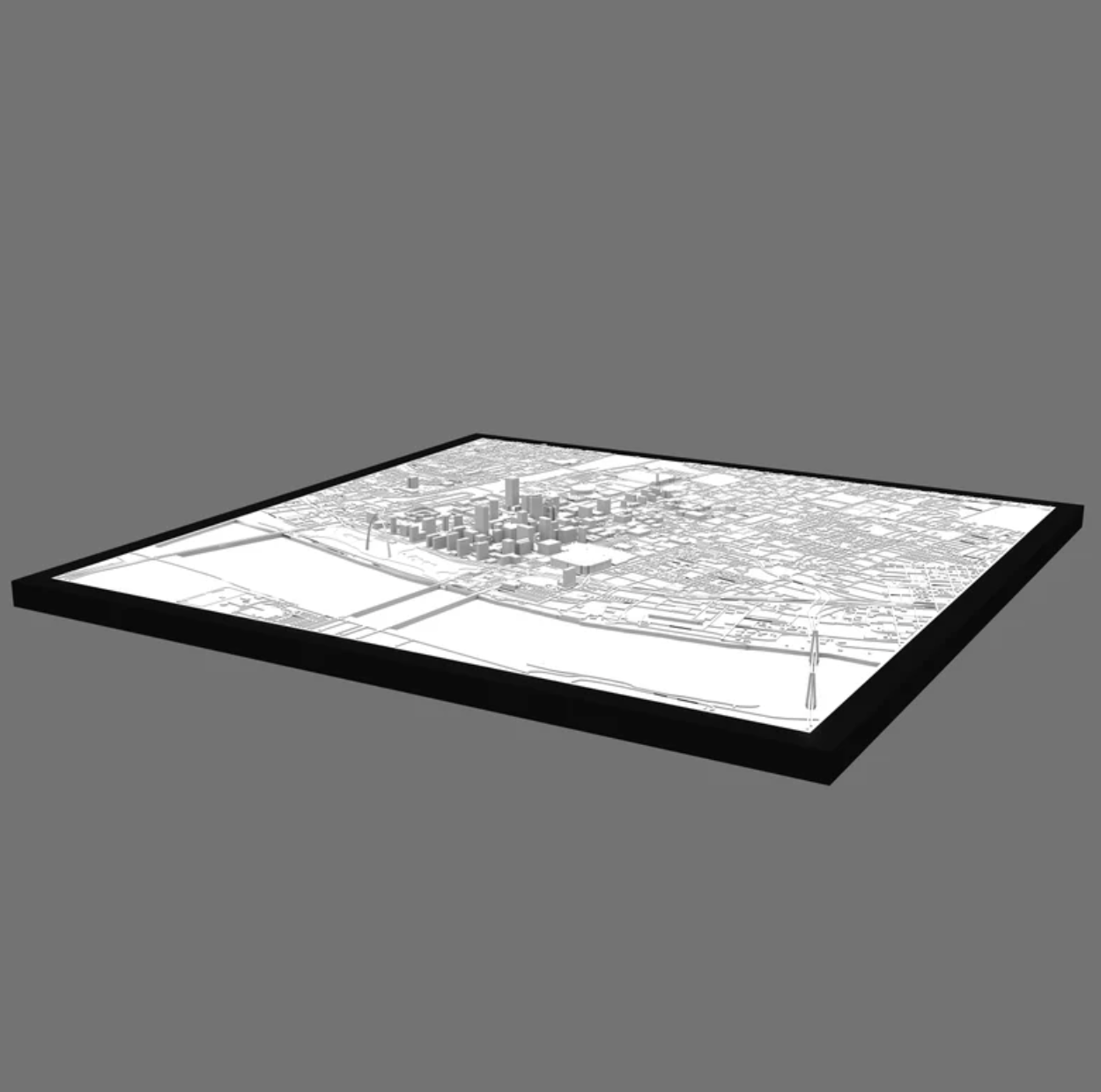 STL file 3D St. Louis | Digital Files | 3D STL File | St. Louis 3D Map ...
