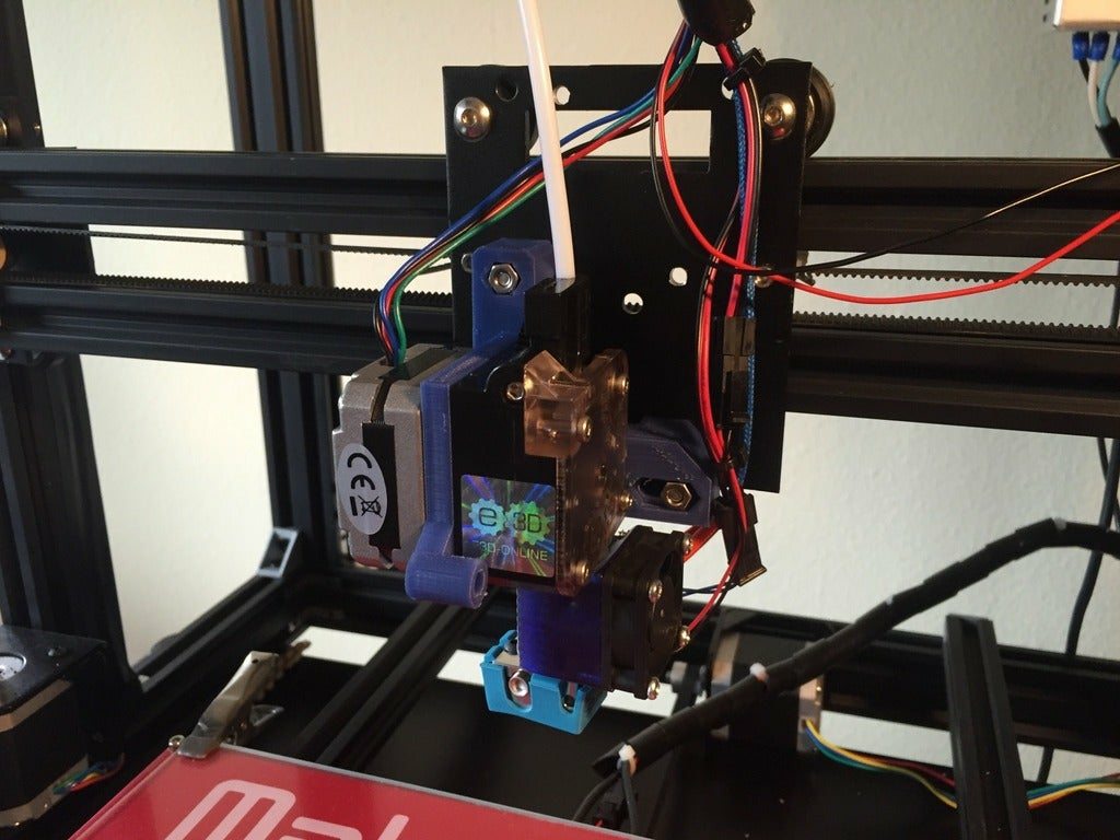 Free STL file E3D Titan Mount for MakerFarm Pegasus・Object to download and  to 3D print・Cults