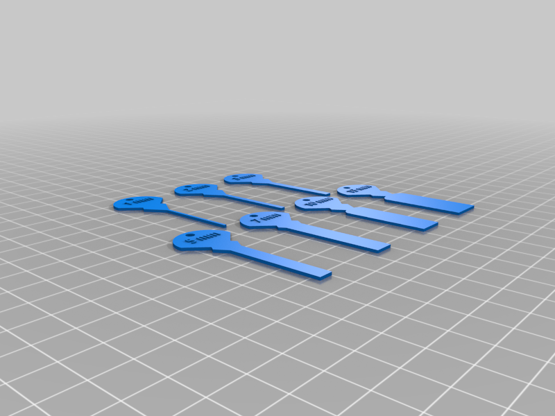 Free STL file Picot Gauge set (Replicates Clover picot gauge set)・3D