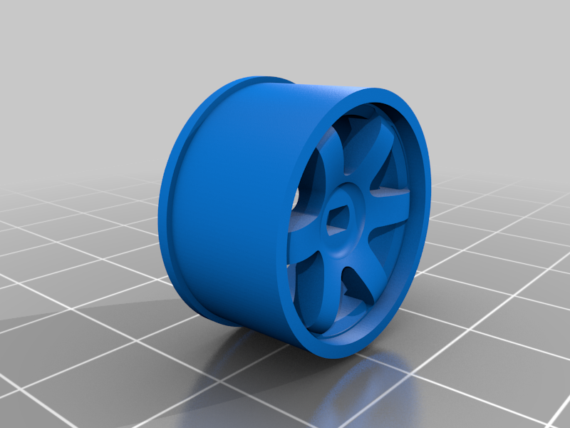 Free STL file TE37 Mini Z awd/ Xmods Rims 11m Wide 🚁・3D print object to ...