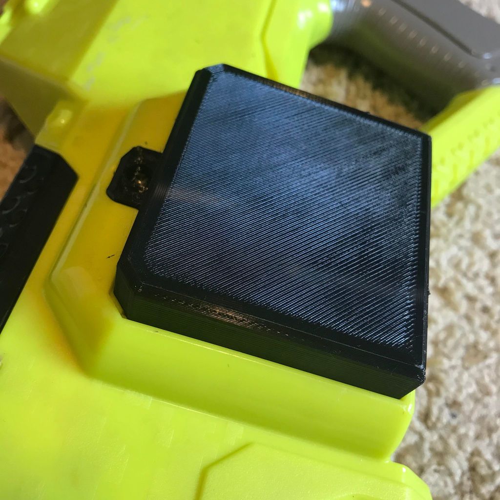 Free STL file Nerf Rayven Battery Door for 8 aaa Holder and 12v