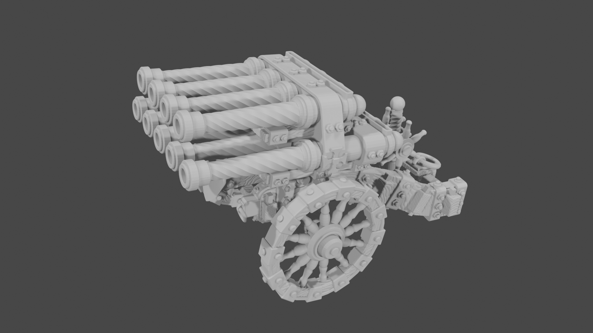 3D file Renaissance Volley Gun・3D printing idea to download・Cults