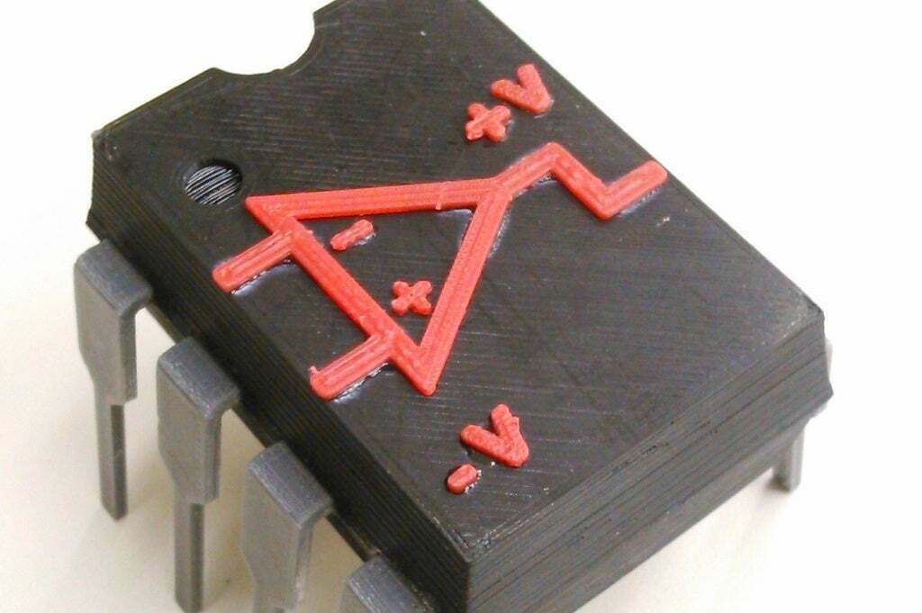 Free Stl File Op Amp Pin Design To Download And 3d Print Cults