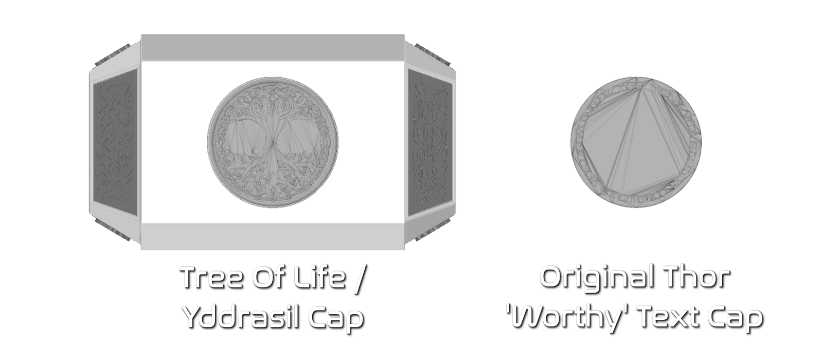 3D file Custom Build YOUR Asgardian Mjolnir Hammer Design Your Own Hammer Wall Mount Option