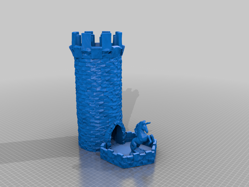 Free STL file Unicorn Dice Tower・3D print model to download・Cults