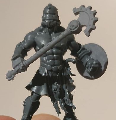 STL file Shield with Skull and Rivets. Robot Cog.・Model to download and ...