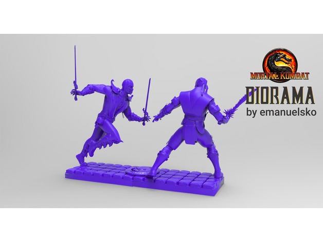 Free STL file mortal kombat kit 🦂・3D printable model to download・Cults