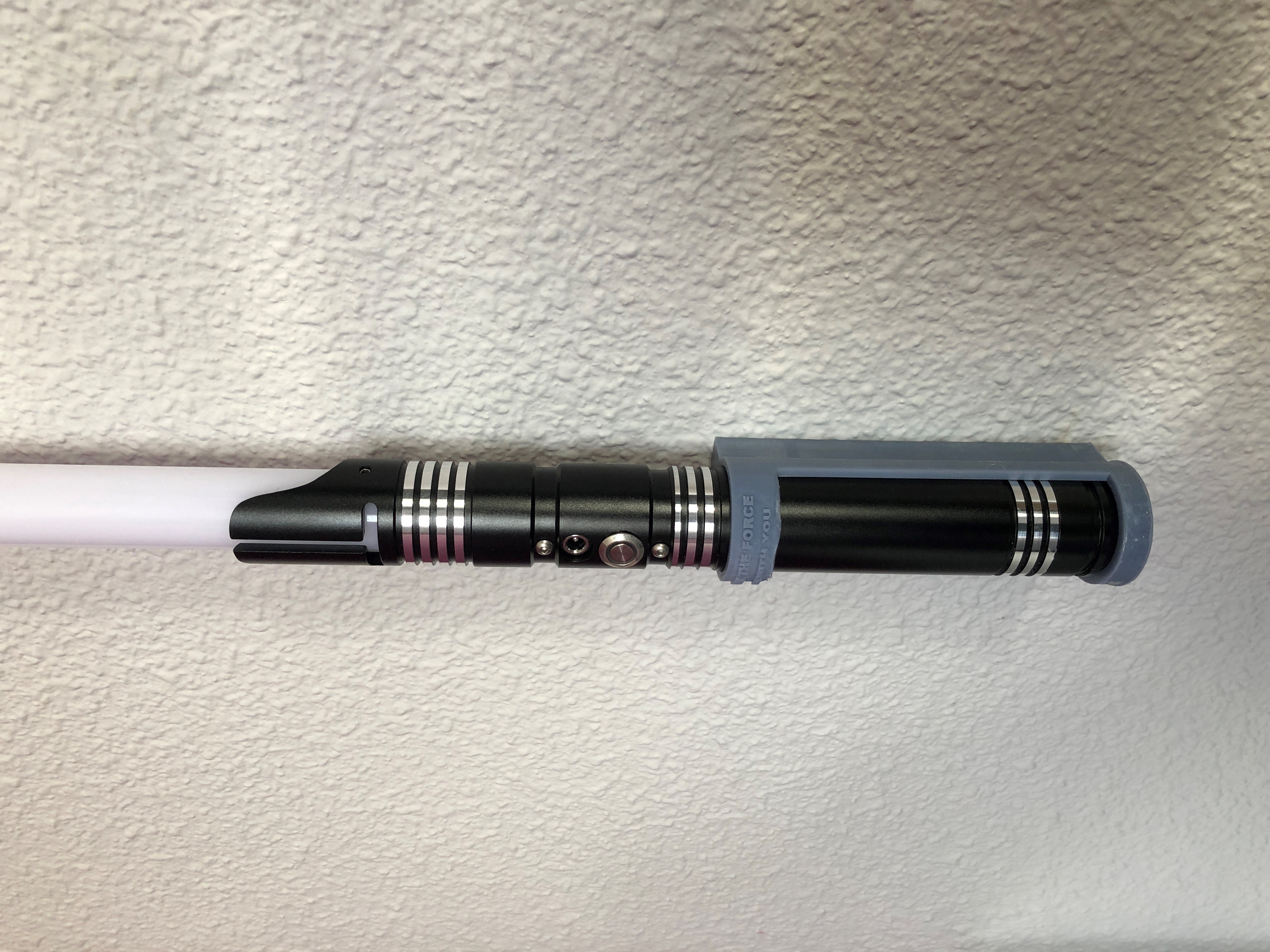 STL file LightSaber Wall Mount・Model to download and 3D print・Cults
