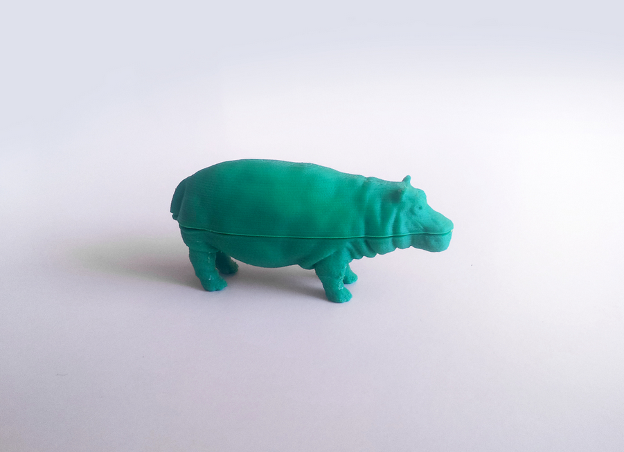 Download free STL file FDM ready Split Hippo • 3D print ...