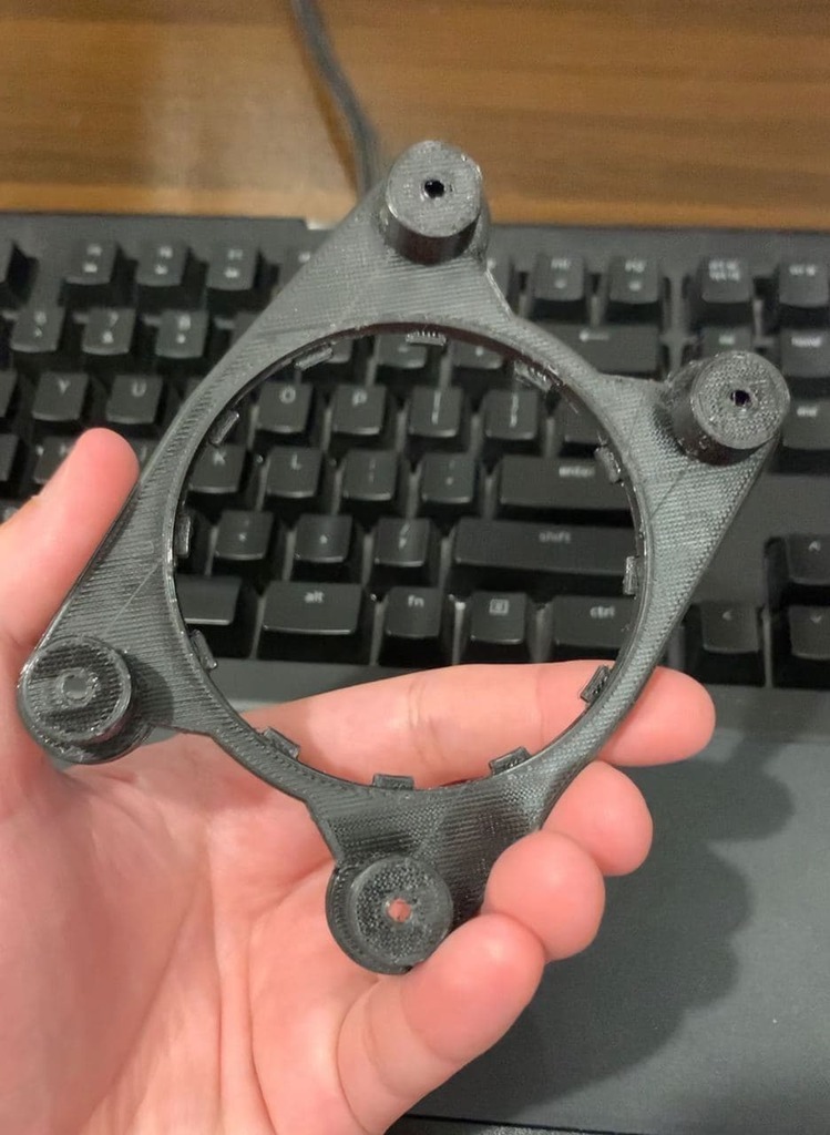 Free 3D file AM4 bracket for Corsair H100i v2 AIO 🖥️・Model to download