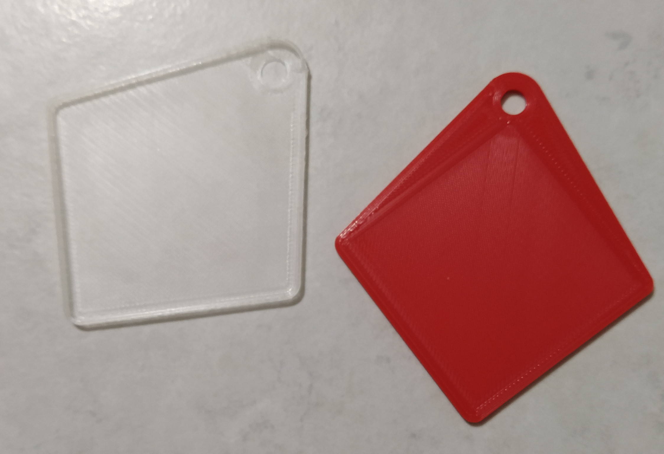 STL file KEY RING, PHOTO FRAME, GREEN PASS・3D print design to download