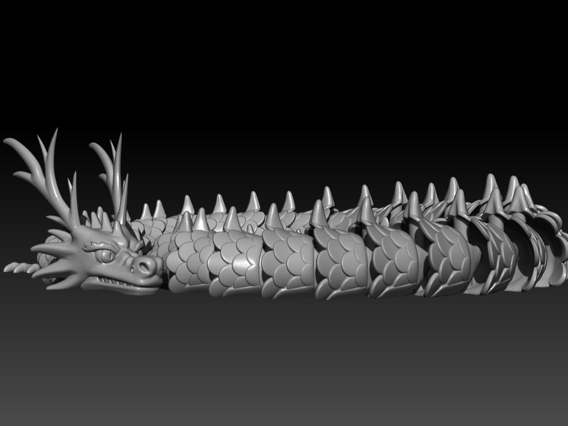 STL file Articulated Dragon - Flexi Oriental Dragon 3D PRINT 🐉・3D ...