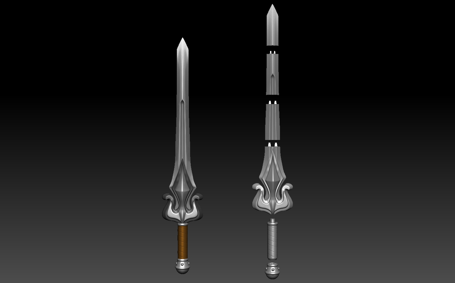 3D file He-Man The Power Sword - Real Size - MOTU Revelations Netflix ...