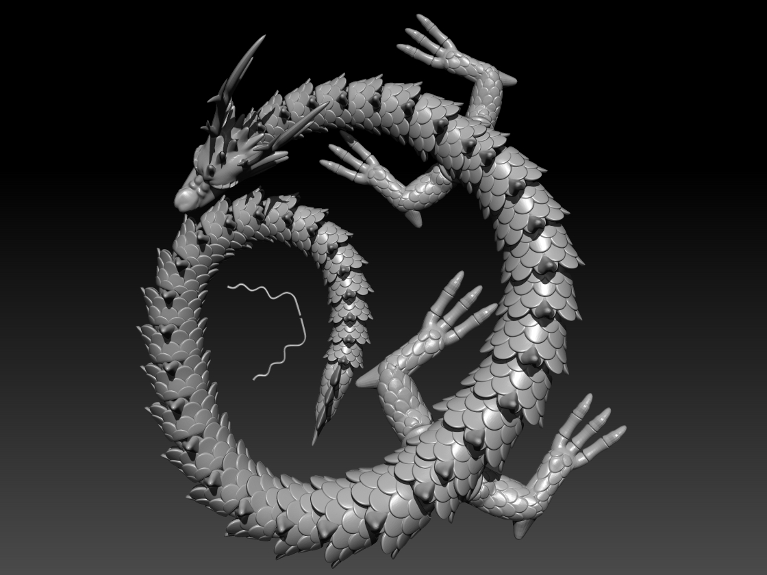 STL file Articulated Dragon - Flexi Oriental Dragon 3D PRINT 🐉・3D ...