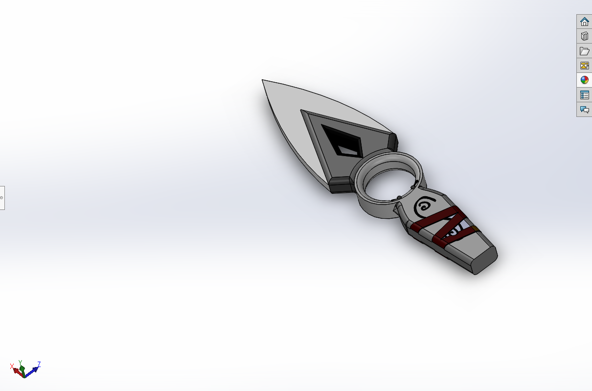 STL file VALORANT JETT KNIFE・Model to download and 3D print・Cults