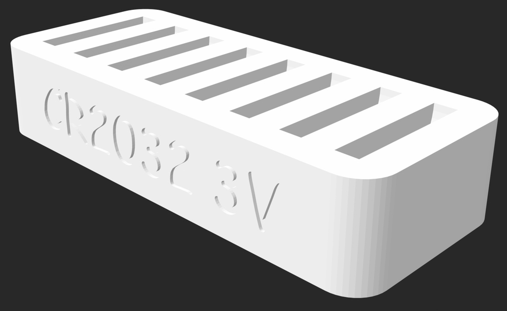 Free 3D file Battery compartment CR2032 3V・Template to download and 3D print・Cults