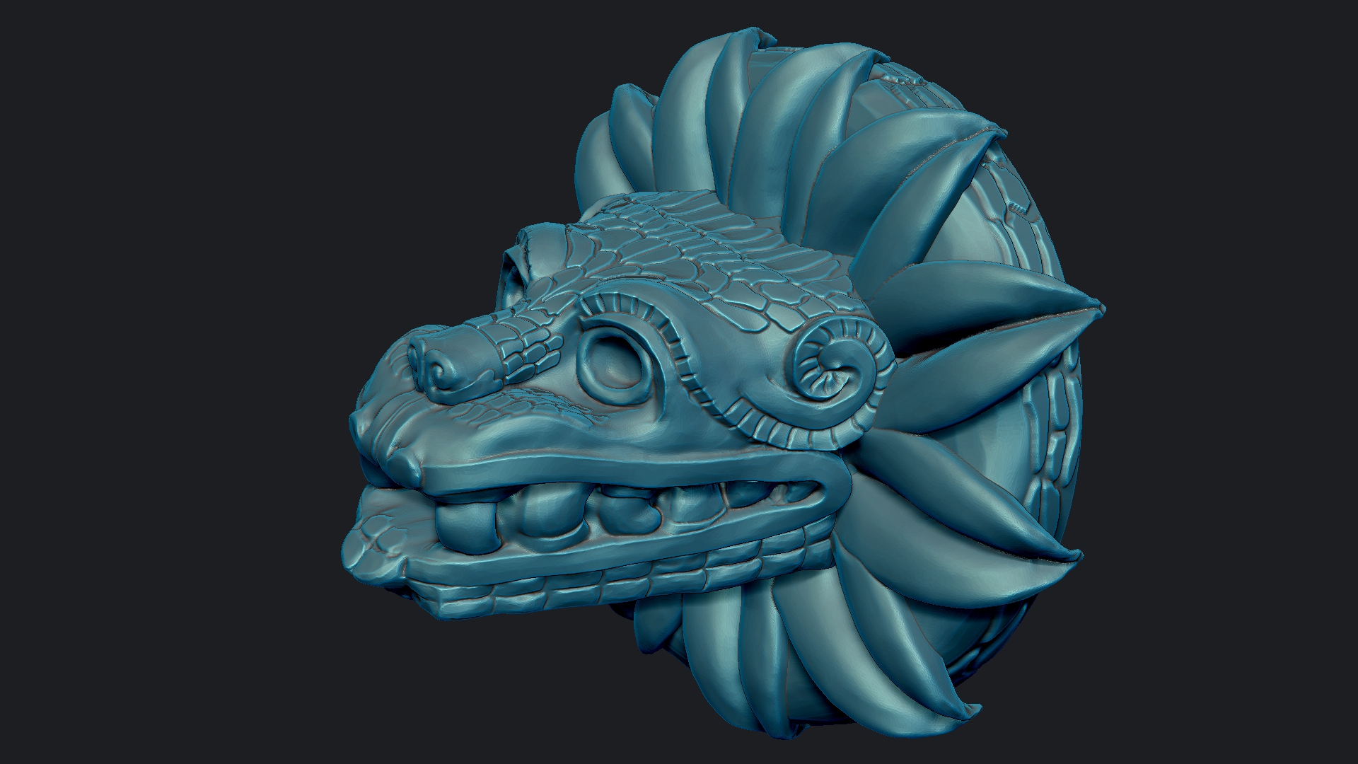 STL file Quetzalcoatl Aztec Deity 🕍・3D printer design to download・Cults