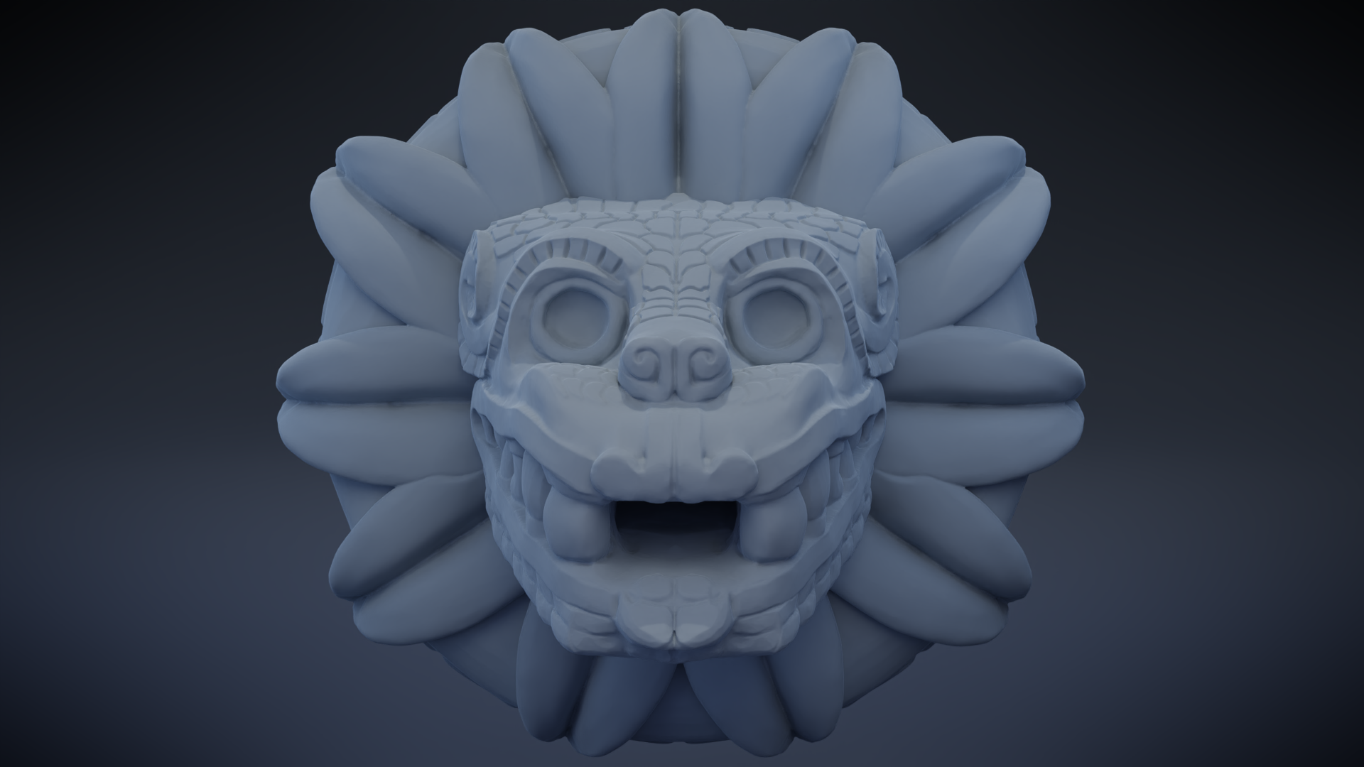 STL file Quetzalcoatl Aztec Deity 🕍・3D printer design to download・Cults