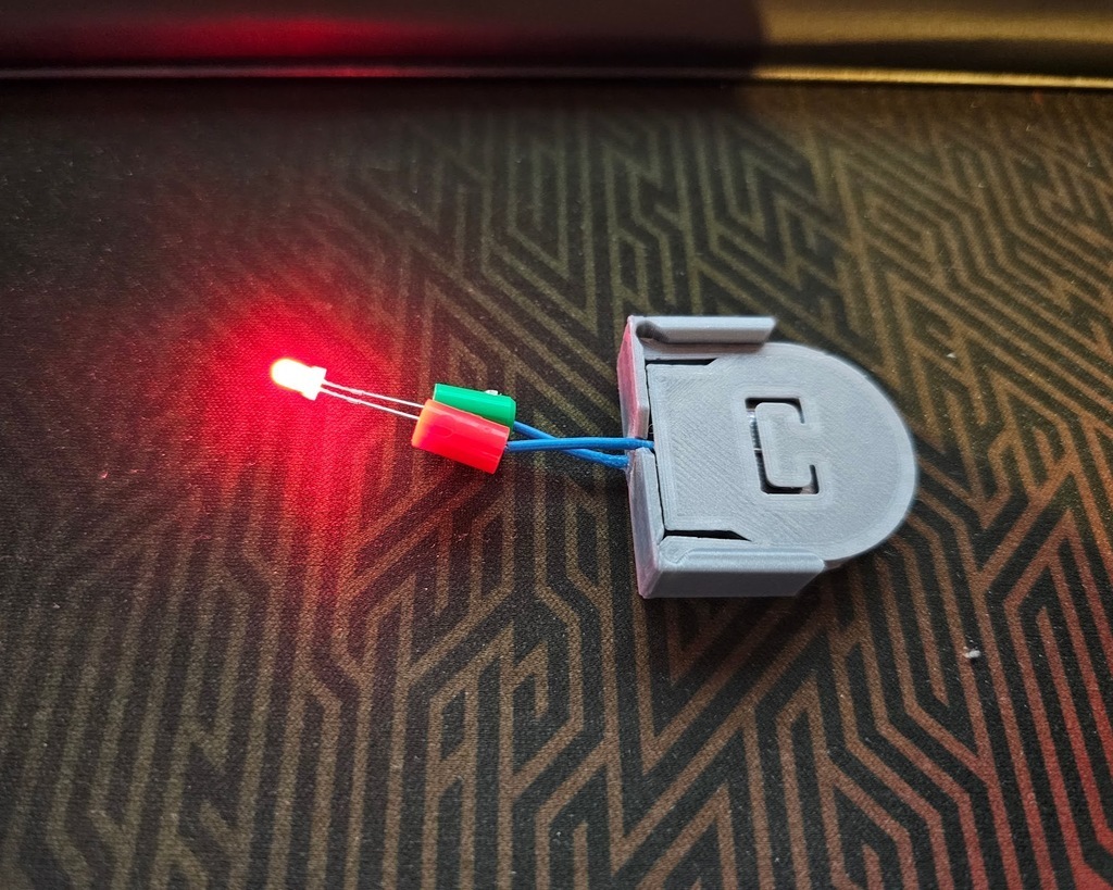 Free 3D file CR2032 coincell holder with on off switch・3D printer ...