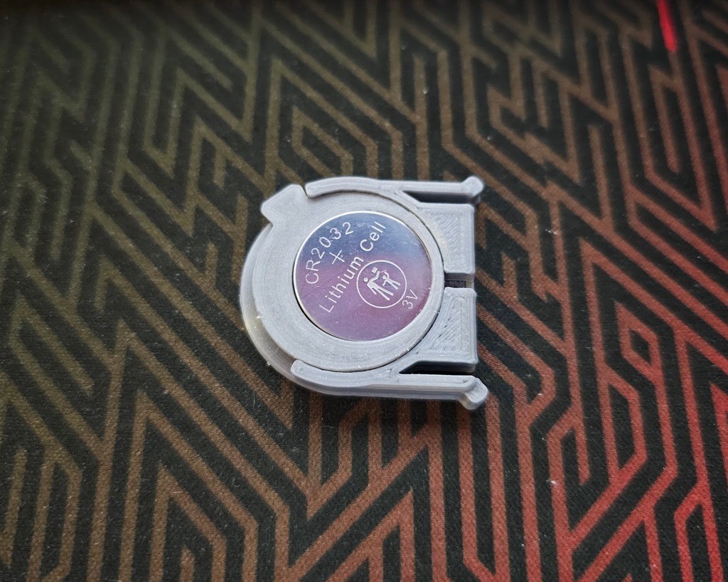 Free 3D file CR2032 coincell holder with on off switch・3D printer ...