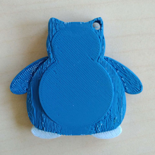 3D print Snorlax AirTag Keychain • made with Original Prusa i3 Mk3S w/ MMU2・Cults