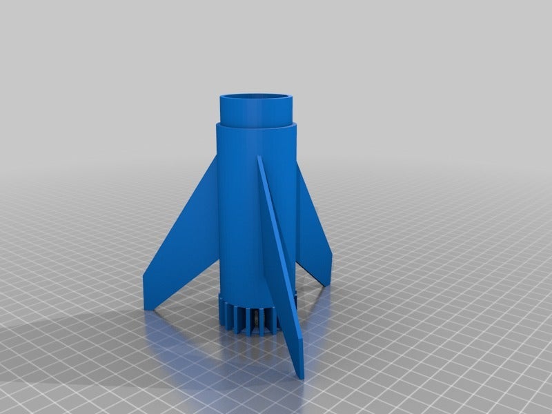 Free STL file Model rocket of c or d engines・3D printable design to ...