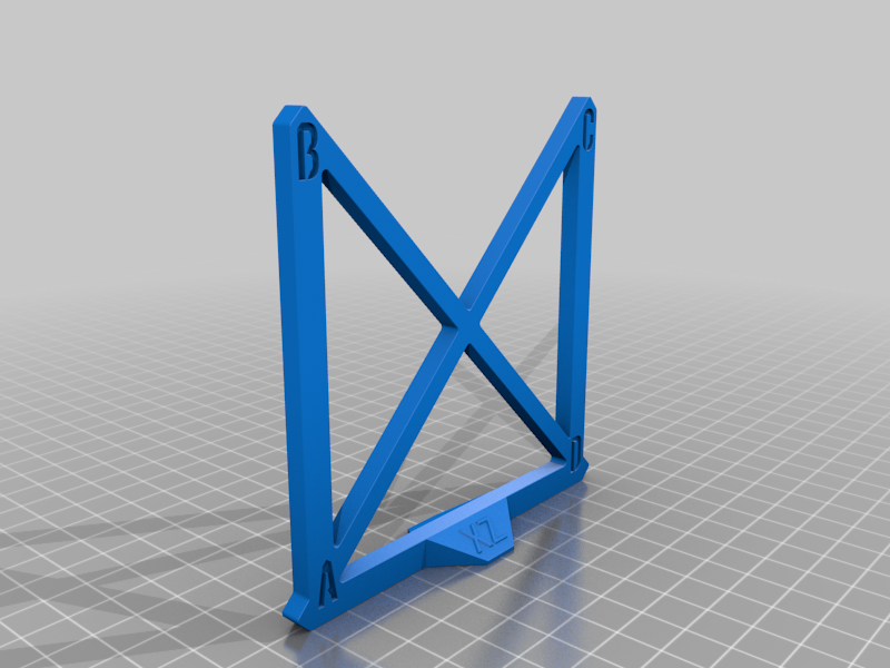 Free 3D file Vertical Calibration Square 🟪・3D printer model to download・Cults