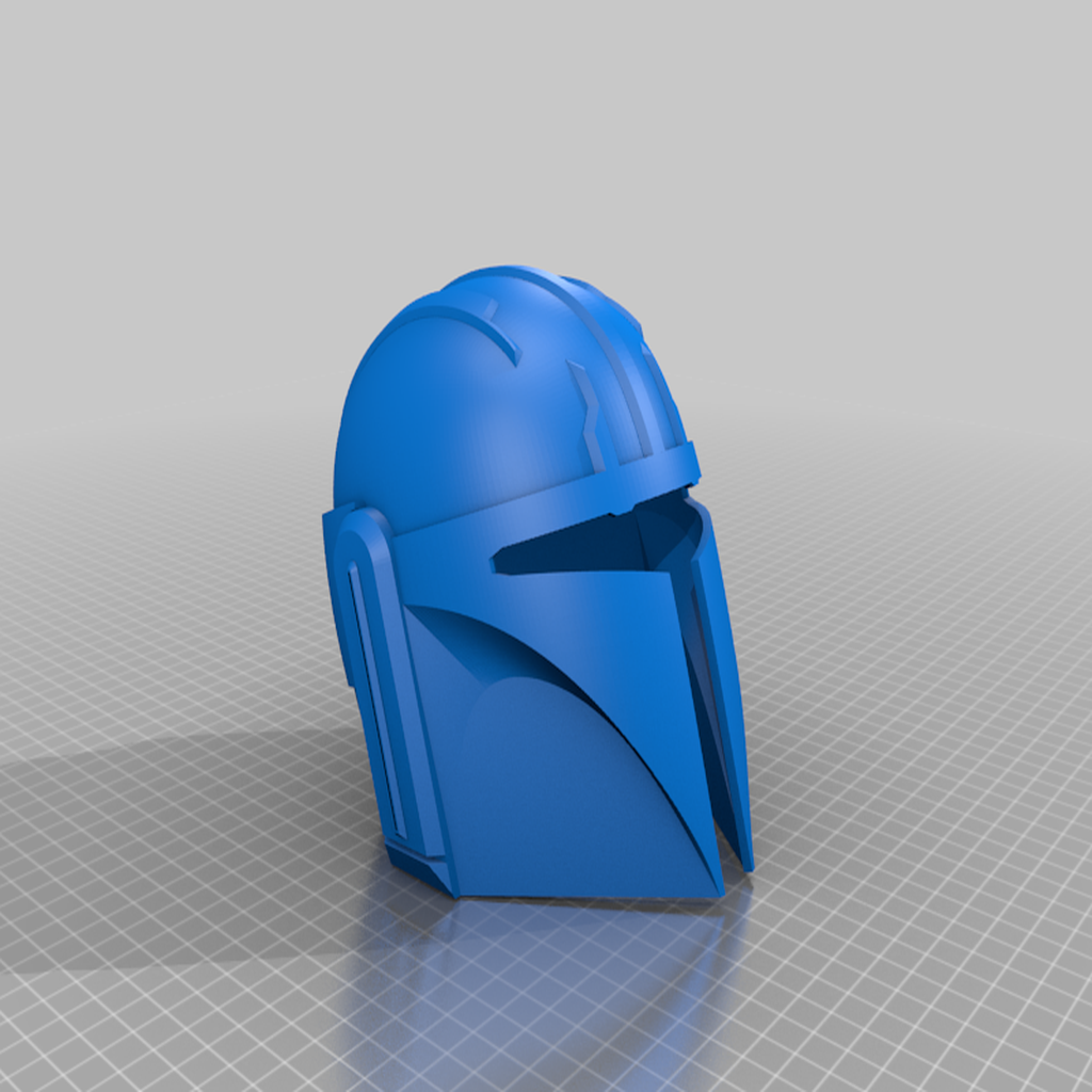 Free STL file Custom Mandalorian Helmet 🪖・3D printing template to ...