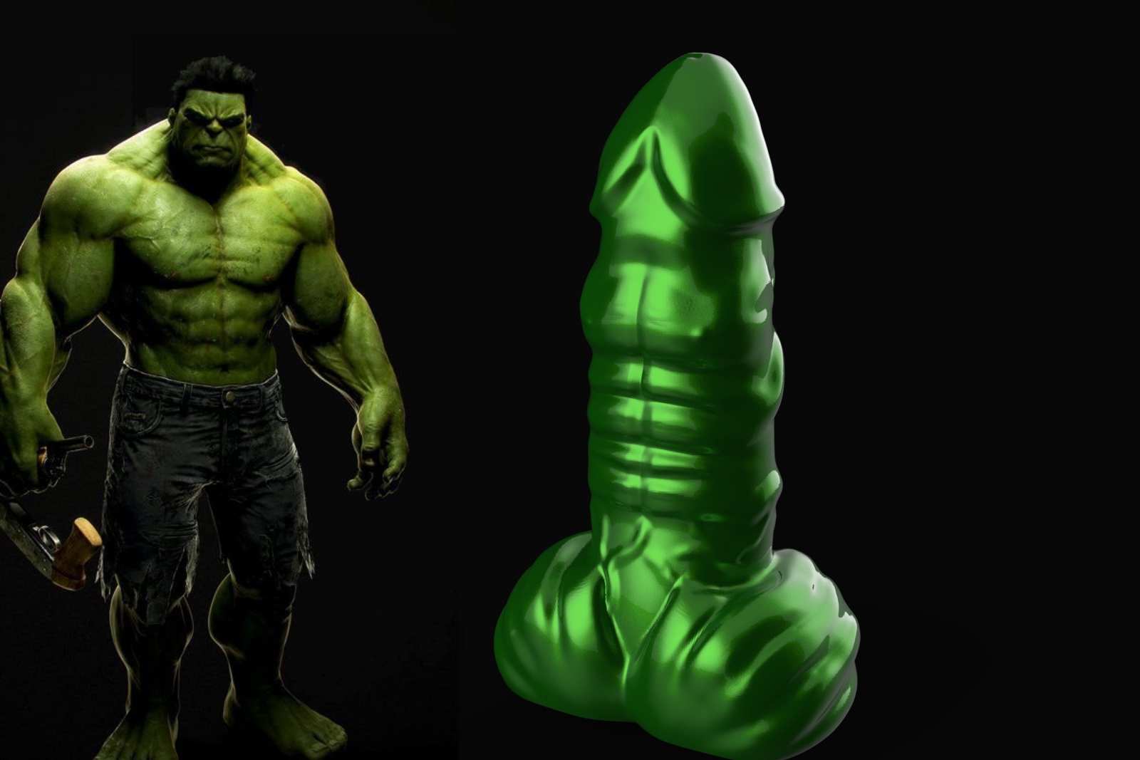 How big is the hulks penis