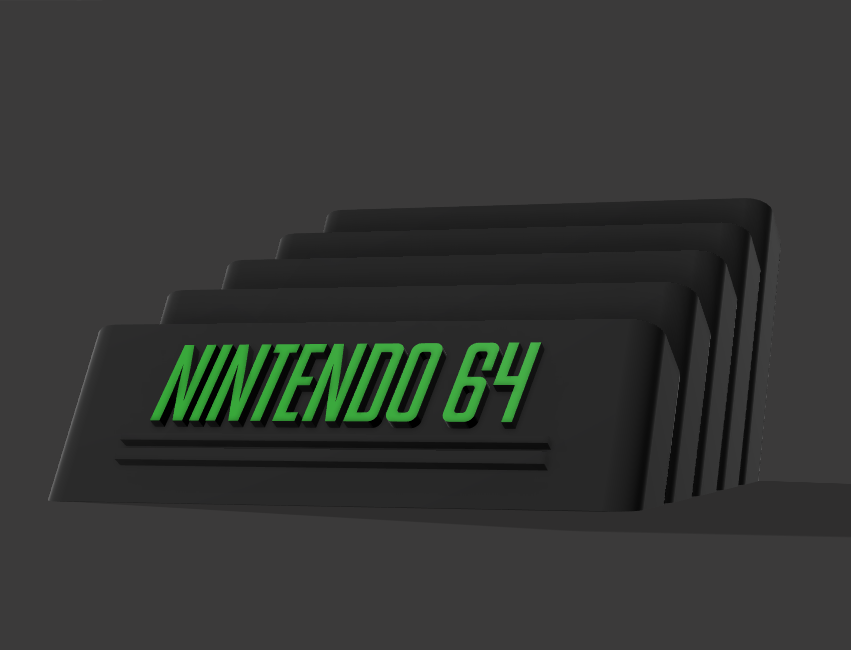 STL file N64 Game Cartridge Holder・Design to download and 3D print・Cults