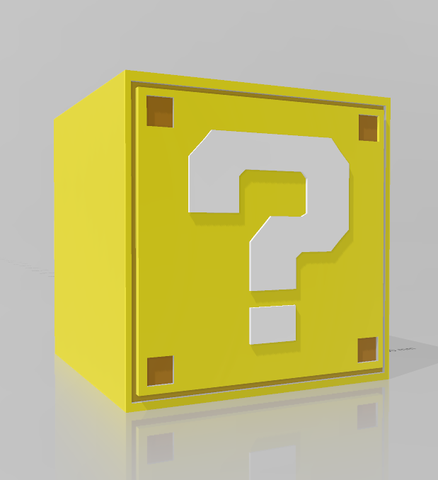 STL file Mario Bros Question Box Plant Pot / Maceta caja ? Mario Bros・3D printable design to ...