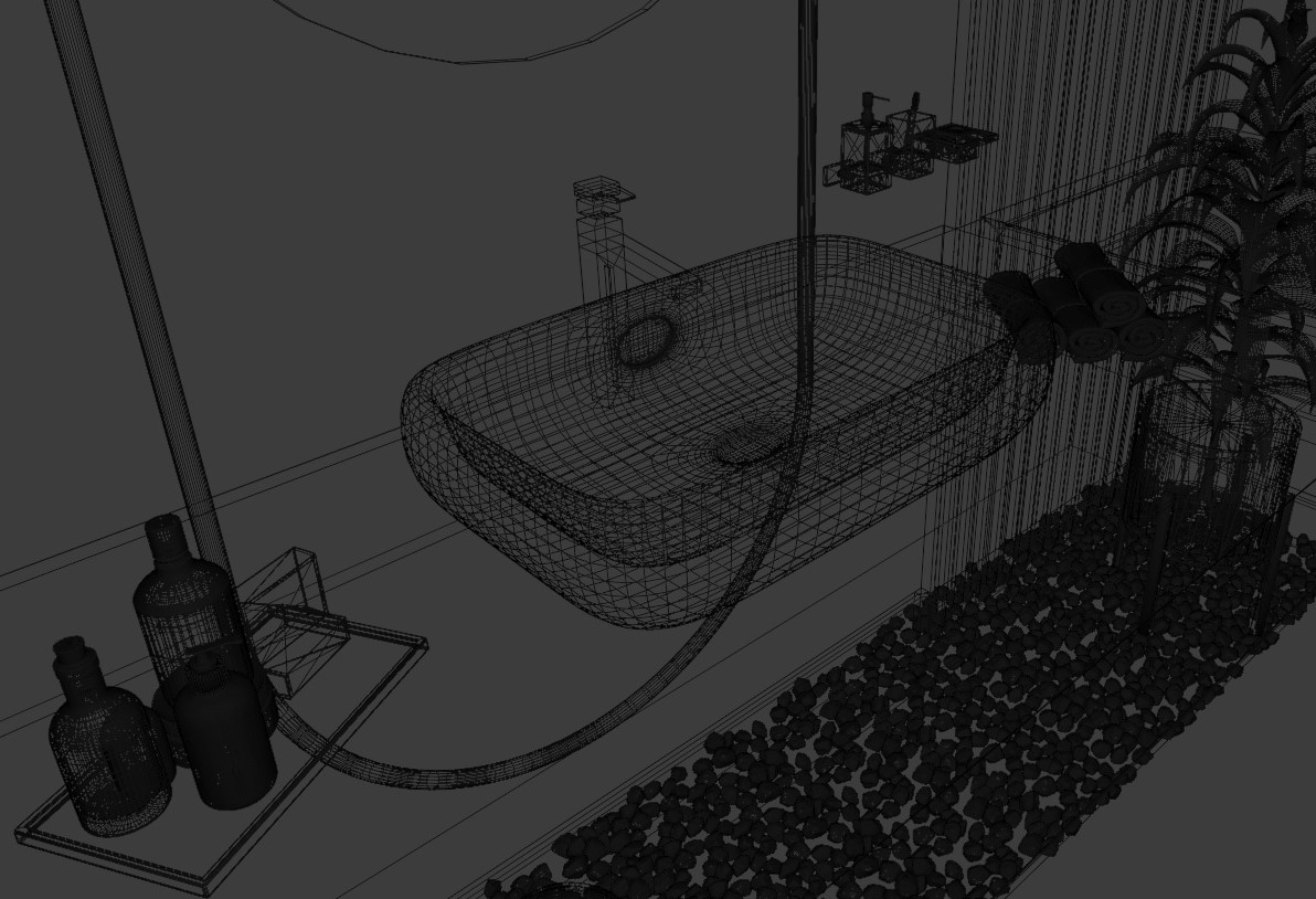 STL file Modern Bathroom・3D printing model to download・Cults