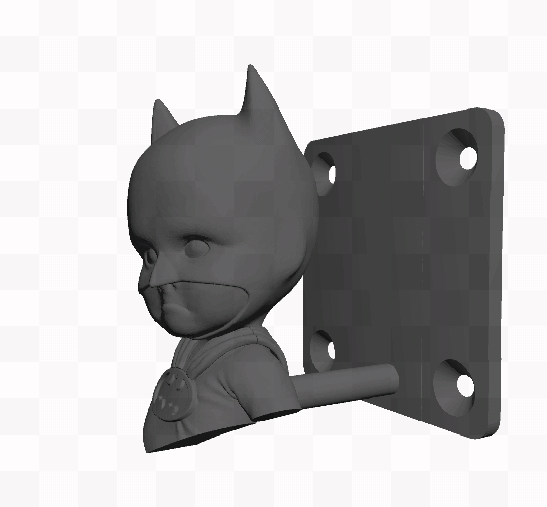 STL file Little batman floating 👽・3D printable model to download・Cults