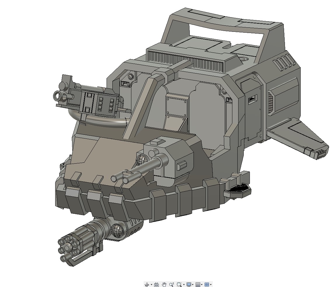 STL file Ground Attack Craft 🎲・3D printer model to download・Cults