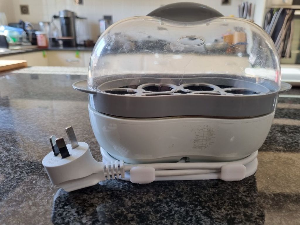 Free STL file Sunbeam Egg Cooker Cable Tidy 🥚・3D printable object to