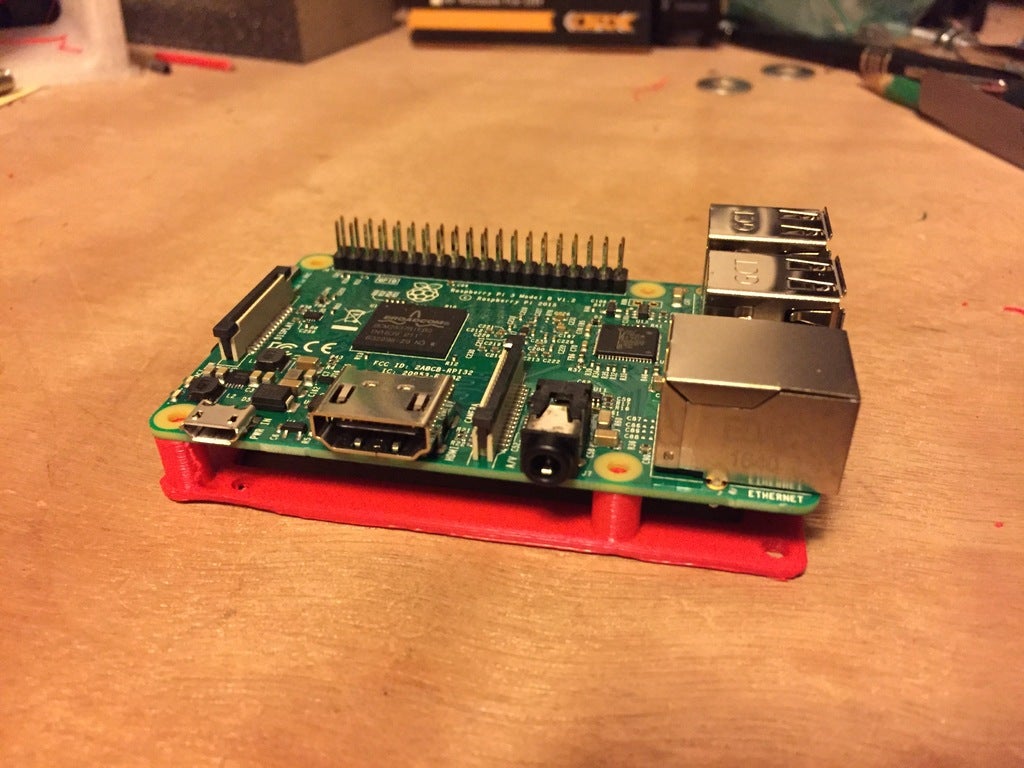 Free STL file Simple Raspberry Pi 3 Mounting System 🔧・3D print design ...